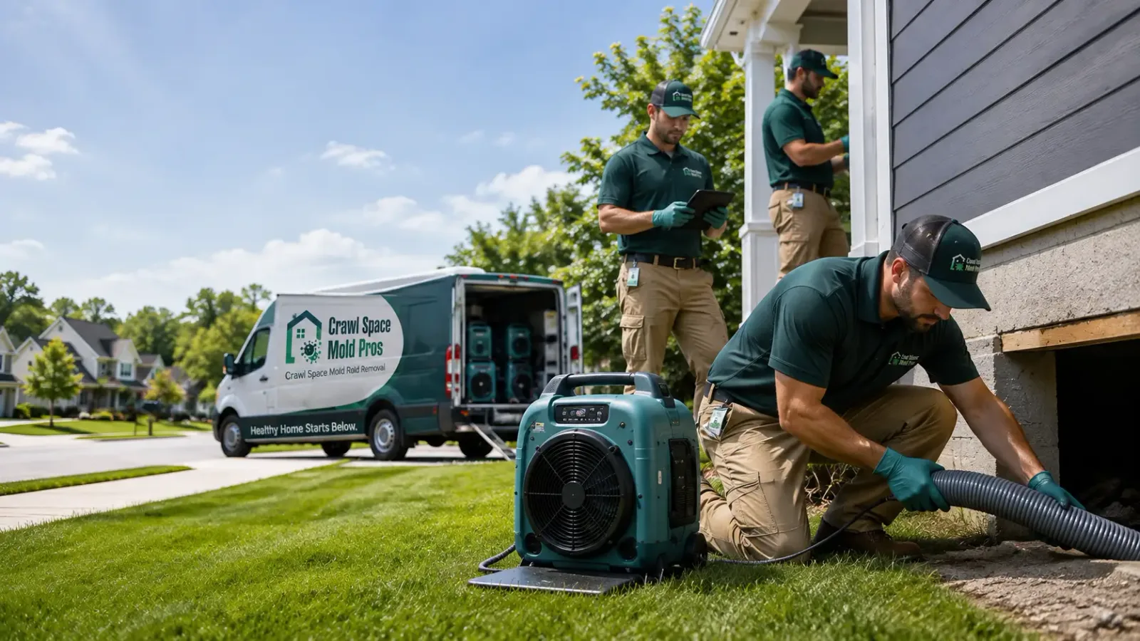 Crawl Space Mold Removal in Goetzville, MI